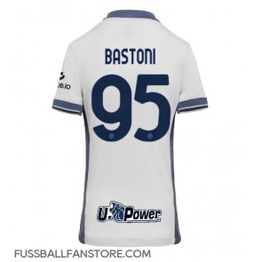 Inter Milan Alessandro Bastoni #95 Replik Auswärtstrikot Damen 2024-25 Kurzarm